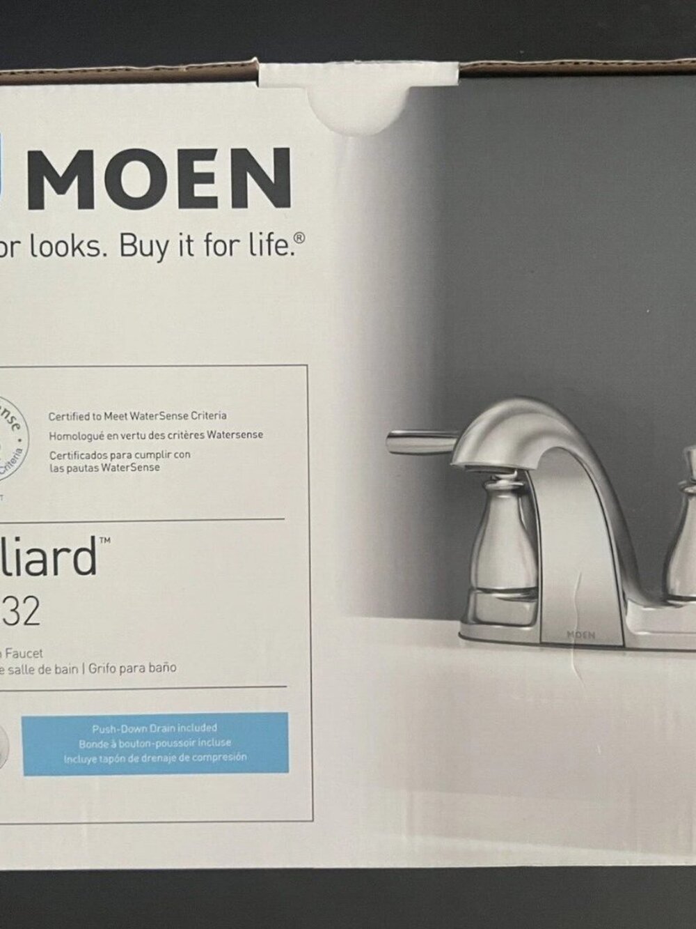 Moen Hilliard Centerset Bathroom Faucet 84532 NEW